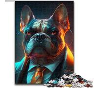 1000 Piece Jigsaw Puzzle Boss Bulldog Difficult Puzzles for Adults size 50x75cm Brain Challenge Game for Teenagers & Family Interaction
