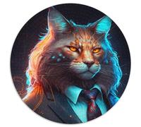 1000 Piece Jigsaw Puzzle Boss Ocelot Paper Jigsaw Gift DIY Fun Suitable for Home Living Room Office Decoration 1000pcs (67.5x67.5cm)