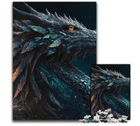 1000-Piece Jigsaw Puzzle Brave Dragon Impossible Jigsaw Puzzles for Adults Perfect, DIY Artwork 50x75CM/19.68x29.52inch