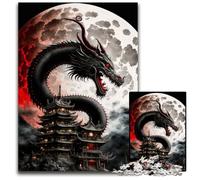 1000 Piece Jigsaw Puzzle Brave Dragon Puzzles for Adults for Teenager & Families, Perfect DIY Decor & Brain-Teasing Challenge 50x75CM/19.68x29.52inch