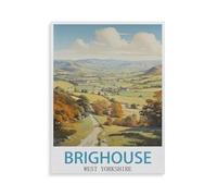 1000 Piece Jigsaw Puzzle，Brighouse West Yorkshire，Puzzle Unique Birthday And Xmas Gifts（75x50cm）-GX17