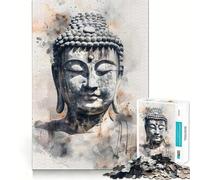 1000 Piece Jigsaw Puzzle Buddhas Serenity Sharp Cut Art Logic Thinking Play Chill Time Play Birthday Fun Gift (50x75cm)
