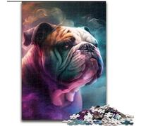 1000 Piece Jigsaw Puzzle Bulldog Nebula Challenging Puzzles size 26x38cm Interactive Family Game, Ideal, Family Activity Game