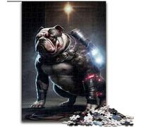 1000 Piece Jigsaw Puzzle Bulldog Puzzle Made of cardboard,Family Interactive Game, Brain Teaser Gift, Educational Toy 1000pcs(26x38cm)