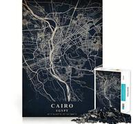 1000 Piece Jigsaw Puzzle Cairo Egypt Neat Edge Decor Problem Solve Fun Easy Time Fun Xmas Decor Gift (50x75cm)