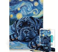 1000 Piece Jigsaw Puzzle Cane Corso Puppy Sleeping Flawless Fit Art Brain Boosting Play Rest Time Play Christmas Wall Art (50x75cm)
