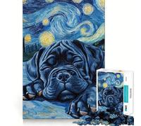 1000 Piece Jigsaw Puzzle Cane Corso Puppy Sleeping Flawless Fit Art Brain Boosting Play Rest Time Play Christmas Wall Art (38x52cm)