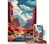 1000 Piece Jigsaw Puzzle Capitol Reef National Park Sharp Cut Art Logic Thinking Play Chill Time Play Birthday Fun Gift (50x75cm)