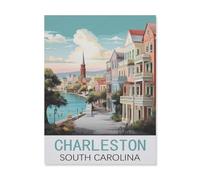 1000 Piece Jigsaw Puzzle,Charleston South Carolina,Adults Children Paper Toy Educational Game(38x26cm)-FM4