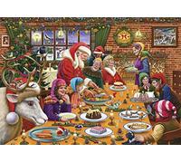 1000 Piece Jigsaw Puzzle - Christmas Dinner At Santa's Workshop -1000 Piece Jigsaw Puzzles for Adults - Hardest Jigsaw Puzzle, Festive Puzzle, Present