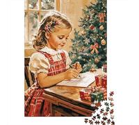 1000 Piece Jigsaw Puzzle, Christmas Letter Writing, 38x26cm/1000pcs, for Adults, Idea, Family Activity And Quiet Winter Weekends