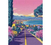 1000 Piece Jigsaw Puzzle, City & Landscape Wall Art, Wooden Puzzle, 1T#1653 | Durable Thick Wood Construction, Precision-cut Pieces, Vibrant ink, Static Hobby, Decompress, Home Decor, Gift, 50x75cm