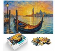 1000 Piece Jigsaw Puzzle, Cityscape Lonely Lake, 1000pcs (40x28cm)