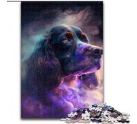 1000 Piece Jigsaw Puzzle Cocker Spaniel Nebula Challenging Puzzles size 26x38cm Interactive Family Game, Ideal, Family Activity Game