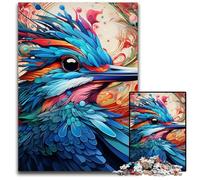 1000 Piece Jigsaw Puzzle Color Bird Puzzles for Adults Ideal for Lover, Perfect Christmas, New Year, Valentine's Gift 26X38CM/10.23x14.96inch