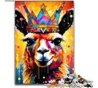 1000 Piece Jigsaw Puzzle Colorful Alpacas JigsawPuzzle 1000 Pieces for Adults Family Interaction & Brain Challenge, Family Activity Challenge (Szie 50x75cm)