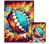1000 Piece Jigsaw Puzzle Colorful American Football Jigsaw Puzzles Challenging Brain Teaser for Teenagers, Family Fun Interactive Game 26X38CM/10.23x14.96inch