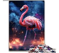 1000 Piece Jigsaw Puzzle Colorful Art Flamingo Jigsaw Puzzles size 26x38cm Interactive Family Game, DIY Home Decor Brain Challenge Gift