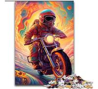1000-Piece Jigsaw Puzzle Colorful Art Motorcycle Puzzles for Adults size50x75cm for Mother'S Day, Birthdays, Christmas