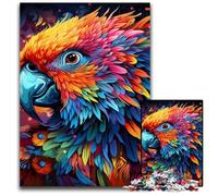 1000 Piece Jigsaw Puzzle Colorful Art Parrot Jigsaw Puzzles Challenging Brain Teaser for Teenagers, Family Fun Interactive Game 50x75CM/19.68x29.52inch