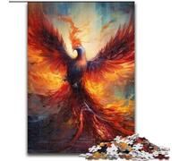 1000 Piece Jigsaw Puzzle Colorful Art Phoenix Impossible Jigsaw Puzzles for Adults size 26x38cm Educational Brain Teaser, Artistic Home & Office Decor, 14+ Age