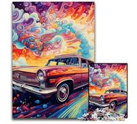 1000 Piece Jigsaw Puzzle Colorful Art Sports Car Jigsaw Puzzles Challenging Brain Teaser for Teenagers, Family Fun Interactive Game 26X38CM/10.23x14.96inch