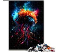 1000 Piece Jigsaw Puzzle Colorful Octopus Made of Wood, Idea, Humorous Artwork, Detailed Artwork 50x75cm An for Christmas Or Birthdays