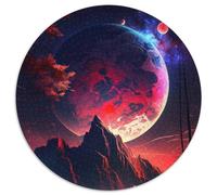 1000 Piece Jigsaw Puzzle Colorful Planet Mountains Jigsaw Puzzles for Adults Family Interactive Game, Craft Gift with Colorful Artwork 1000pcs (67.5x67.5cm)