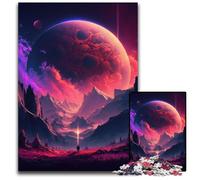 1000-Piece Jigsaw Puzzle Colorful Planet Mountains Jigsaw Puzzles for Adults for Mother'S Day, Birthdays, Christmas 50x75CM/19.68x29.52inch