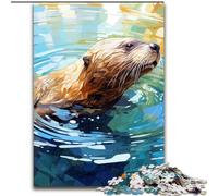1000-Piece Jigsaw Puzzle Colorful Seal 1000 Pieces Puzzle Gifts for Family Fun Perfect for Holidays, Interactive Game Nights (Szie 26x38cm)