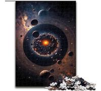 1000 Piece Jigsaw Puzzle Colors of Space Planet Made of Wood, Fun Activity for at Home 50x75cm DIY Decoration Brain Challenging