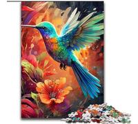 1000 Piece Jigsaw Puzzle Colourful Hummingbirds Jigsaw Puzzle Made of cardboard,Family Bonding Activity, Home Decor Gift, Family Toy Game 1000pcs(26x38cm)