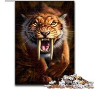 1000 Piece Jigsaw Puzzle Colourful Lion Art Jigsaw Puzzles Family Game Night Challenging And Rewarding Visual Experience (Size 50x75cm)