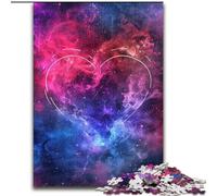 1000-Piece Jigsaw Puzzle Colourful Love Clouds Jigsaw Puzzle Made of cardboard,for Teenagers & Teens, Ideal Birthday 1000pcs(26x38cm)