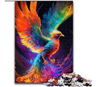 1000 Piece Jigsaw Puzzle Colourful Phoenix Art Jigsaw Puzzle Made of cardboard,Family Bonding Activity, Home Decor Gift, Family Toy Game 1000pcs(26x38cm)