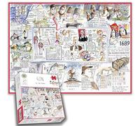 1000 Piece Jigsaw Puzzle - Comical Gin by Tim Bulmer - 1000 Piece Puzzles for Adults Colourful Jigsaw Puzzle, Gift for Gin Lovers 66cm X 50cm Funny Jigsaw Puzzles, Alcohol Lovers Gift