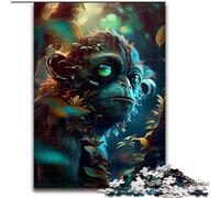 1000 Piece Jigsaw Puzzle Cool Space Tech Monkey 1000Pc Adults Jigsaw Puzzle Impossible Hard Challenge Toy for Teenagers (Size 50x75cm)