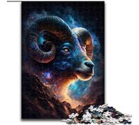 1000 Piece Jigsaw Puzzle Cosmic Aries Jigsaw Puzzles size 50x75cm Erfect for Home Decor, Birthdays, Holidays, And Gifts