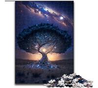 1000 Piece Jigsaw Puzzle Cosmic Tree of Life Made of Wood, Perfect Home Or Office Decor, Ideal 50x75cm DIY Art Decor