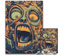 1000 Piece Jigsaw Puzzle Crazy LaughPuzzles for Adults Interactive Family Game DIY Home Decor Brain Teaser Gift 1000 PCS(38x26cm)