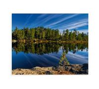 1000 piece jigsaw puzzle，Crystal-Clear Lakes Define Finland's Scenery，Paper Jigsaw Puzzle Toys Uniquely shaped jigsaw puzzles Cool jigsaw puzzles are the best gift for adults and kids（50x70cm）-BD48