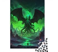 1000 Piece Jigsaw Puzzle, Cthulhu Mythos Art, 38x26cm/1000pcs, for Adults, Gift for Puzzle Lovers, Family Activity And Quiet Weekends