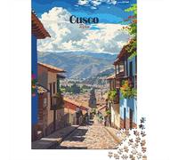 1000 Piece Jigsaw Puzzle, Cusco, Peru Travel, 38x26cm/1000pcs, for Adults, Thoughtful Gift Idea, Screen-Free Leisure And Time at Home