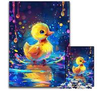 1000 Piece Jigsaw Puzzle Cute Little Yellow Duck cardboard Jigsaw Puzzles for Adults Brain Teaser & Home Decor, Perfect 26X38CM/10.23x14.96inch