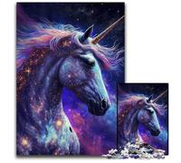 1000 Piece Jigsaw Puzzle Cute Pony Wooden Jigsaw Puzzles Relax & Challenge, Colorful Home Decor Art, for Friends 50x75CM/19.68x29.52inch