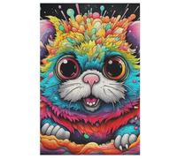 1000 Piece Jigsaw Puzzle Cute Squirrel for Adults Wooden Puzzles Educational Game Challenge Toy （78×53cm）