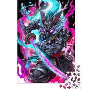 1000 Piece Jigsaw Puzzle, Cyberpunk Samurai Parrot Animal, 52x38cm/1000pcs, for Adults, Indoor Puzzle Activity, Weekend Downtime And Cosy Evenings