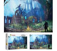 1000 Piece Jigsaw Puzzle,Dark Souls Puzzle,Adult Educational Intellectual Decompression Toy Puzzles Fun Family Game for Adult Children(75x50cm)-c105j