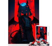 1000 Piece Jigsaw Puzzle Demon Girl Anime Art Puzzle For Teenagers Pattern Assembly Train Your Brain And Hands Gifts for Friends And Family (38x52cm)