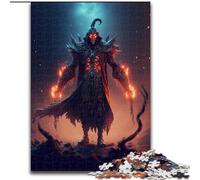 1000 Piece Jigsaw Puzzle Devil Made of Wood, Fun Activity for at Home 50x75cm DIY Decoration Brain Challenging